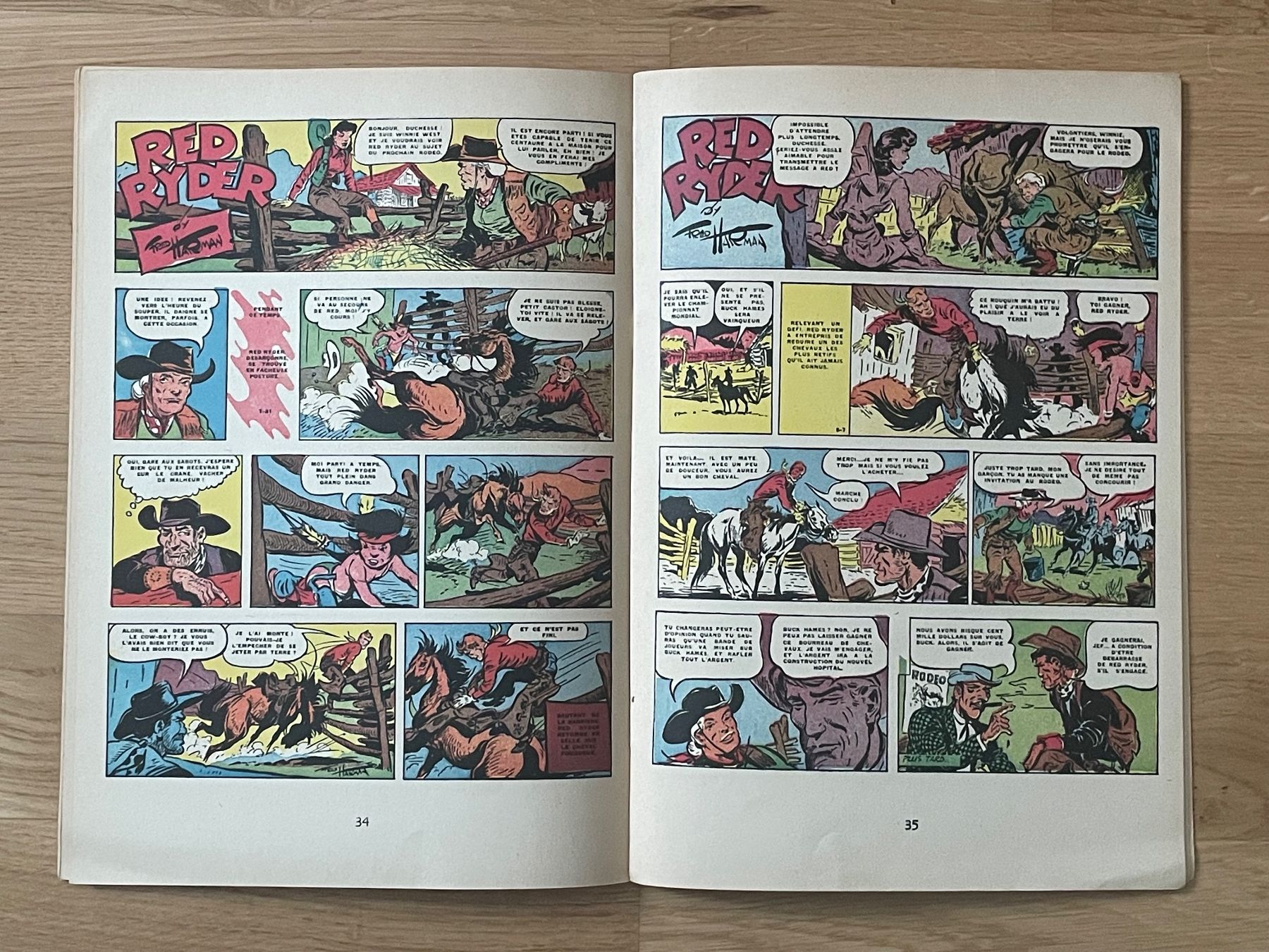 Comics: RED RYDER No 4 EO 1952 – Gebraucht aus Lausanne von gaugau61 4