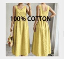Neues Sommerkleid, 100% Baumwolle Grösse XL