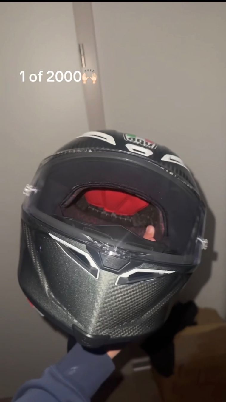 AGV Caschi & visiere: AGV PISTA GPRR GHIACCIO – Usato da Uttwil venduto da kea_c27l