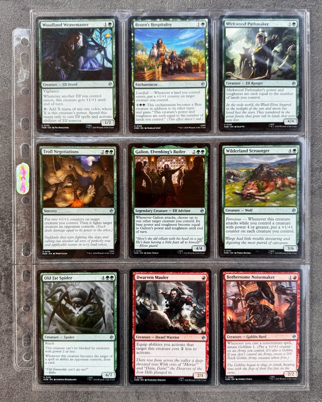 Magic The Gathering Sammelbilder & Trading cards: The Hobbit Uncommons 50stk. – Neu (gemäss Beschreibung) aus Rechthalten von hosme_be 1