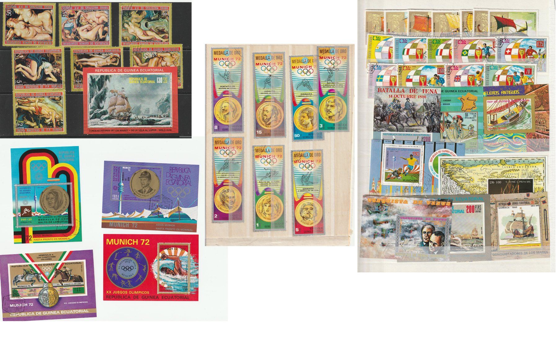 Tutti i francobolli: Guinea Ecuatorial - Anciens timbres – Usato da Carouge GE venduto da Crystal_Energy