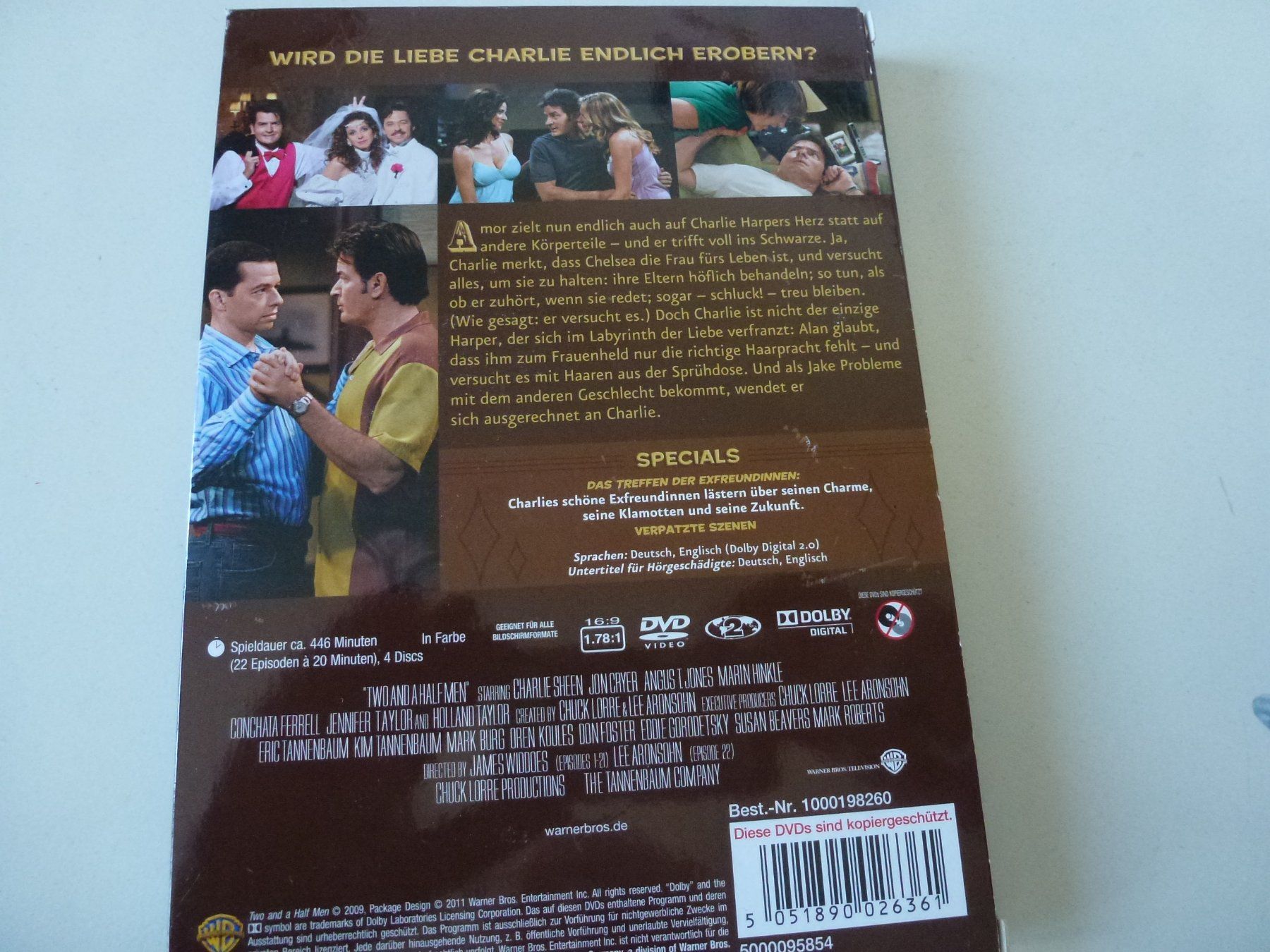 Tous les DVDs: Two and a half men - Staffel 7 (4 DVDs) – D'occasion à Bern par Frebo 1