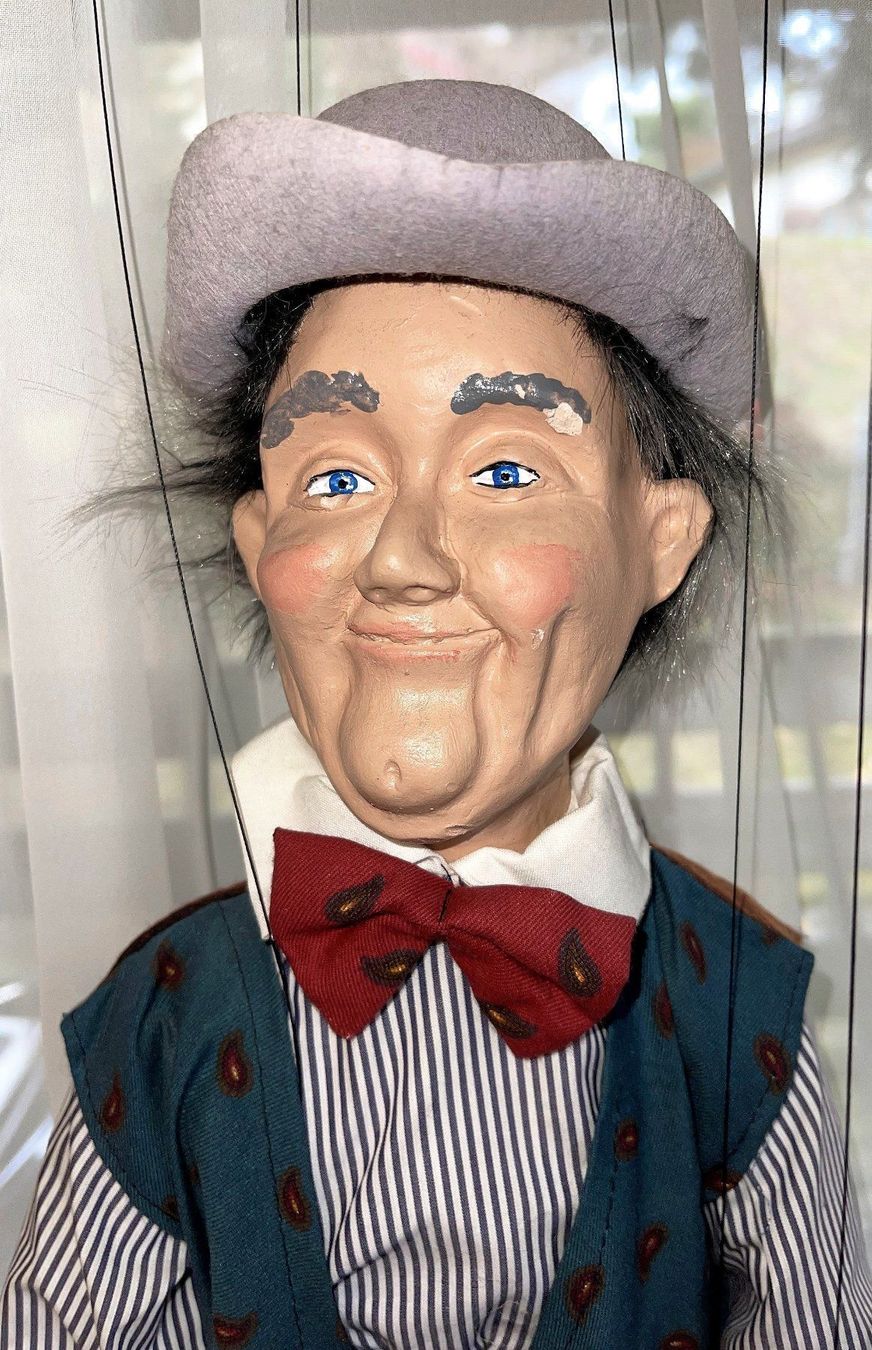 Bambole: Marionette Stan H 60 cm.  (340) – Usato da Lutzenberg venduto da Truhe 1