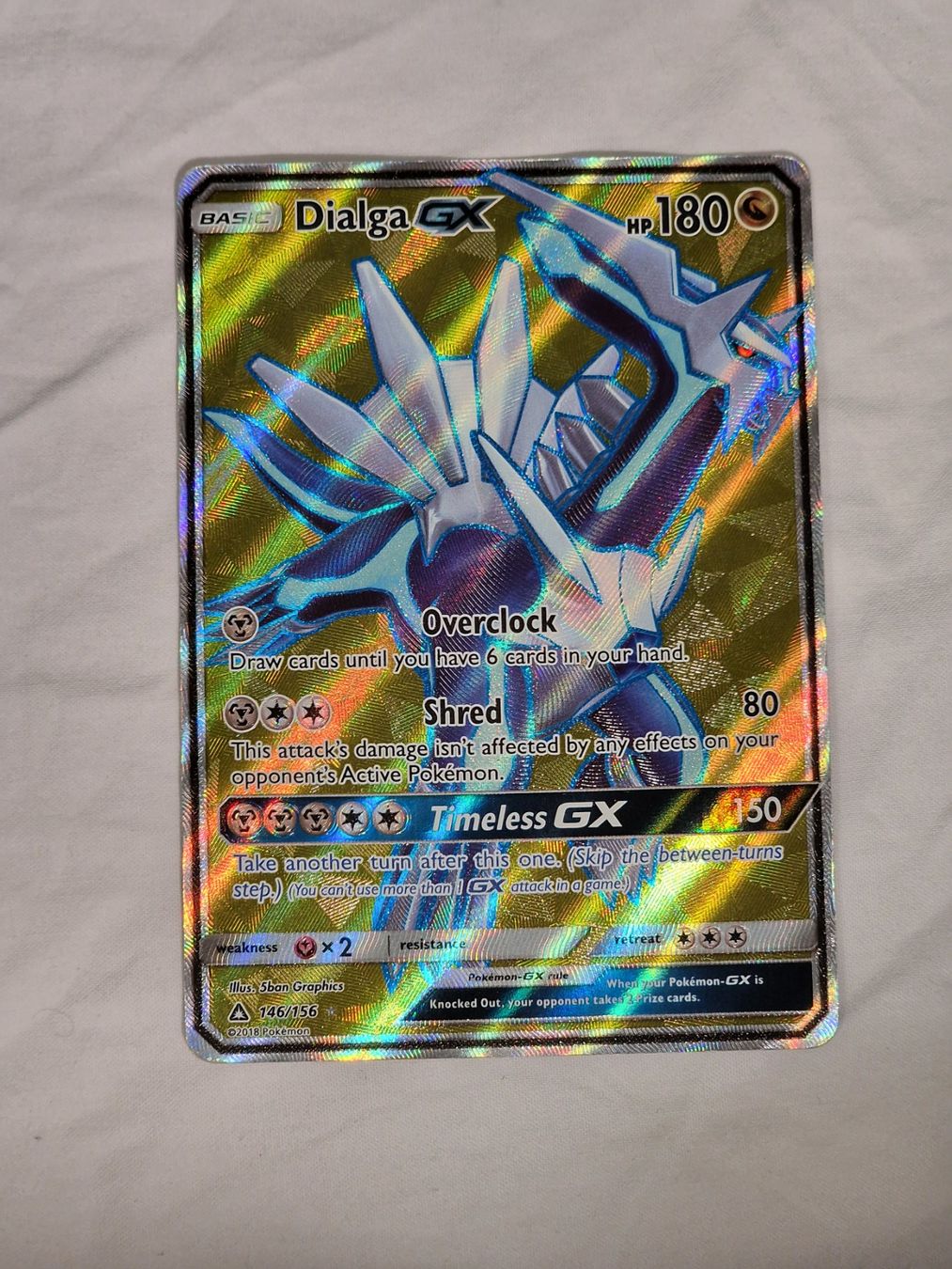 Pokémon Carte collezionabili: Dialga GX 146 – Usato da Binningen venduto da oscark77 1