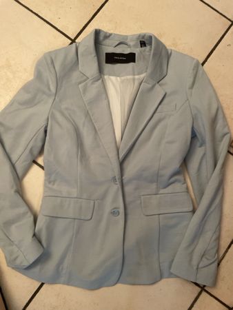 Vero Moda Damen Blazer hellblau Gr.38 Top Zustand