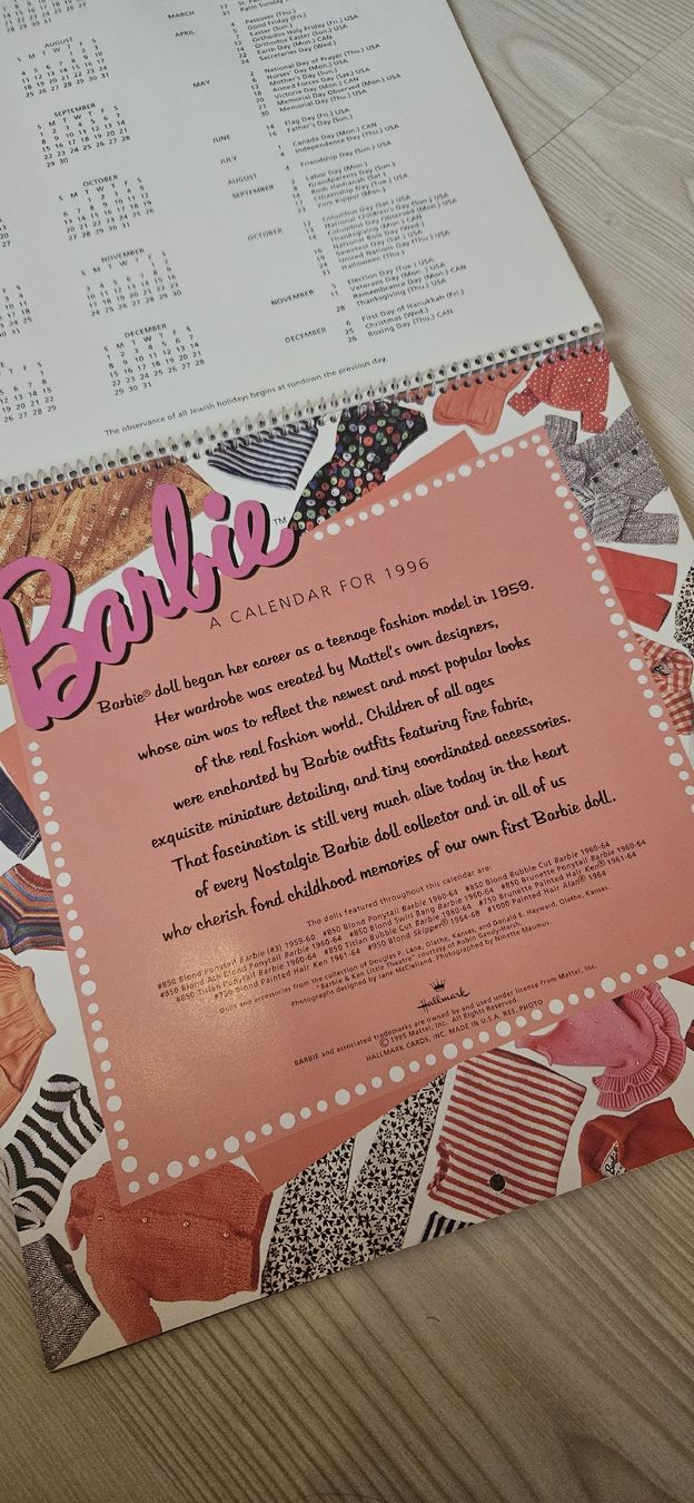 Calendari: Barbie Kalender aus 1996 – Usato da Dättwil AG venduto da son_x2fq 1