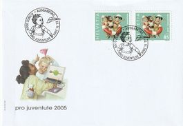 Abart 1. auf J377 auf FDC mit gl. Marke ohne Abart, selten