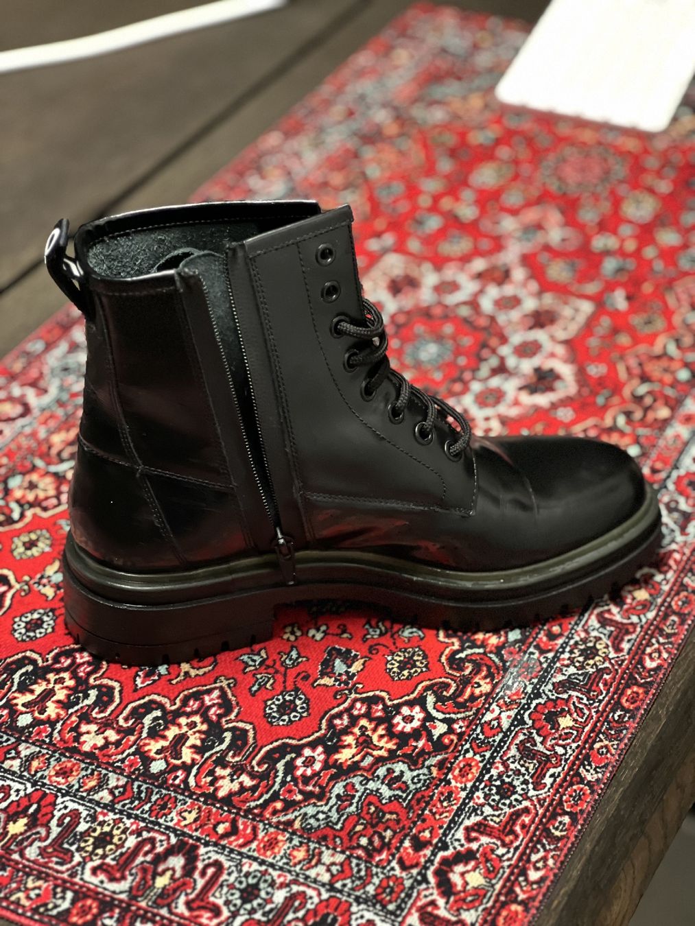 Hugo Boss Scarpe da donna: Hugo Damen Alpha Bootie-C Combat Boots Gr 39 – Nuovo (secondo la descrizione) da Morschach venduto da alexger 1