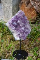 Amethyst-Stufe auf Ständer | Top-Qualität | 22cm, 780g