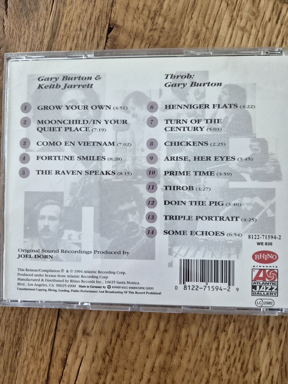 CDs: GARY BURTON & KEITH JARRETT  2 CDS ON ONE – Gebraucht aus Zofingen von Tinpan 3