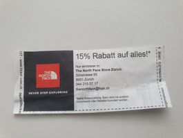 The North Face 15% Coupon 15% Rabatt Zürich Store