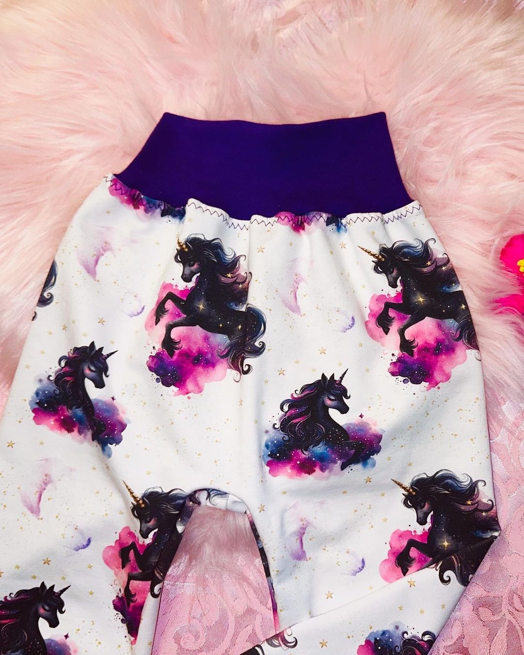 Pantaloni: Sweat Pumphose Einhorn 98/104 – Nuovo (secondo la descrizione) da Attiswil venduto da Velvet81 2