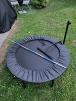 Fitness Trampolin mit Griff und Seil; guter Zustand
