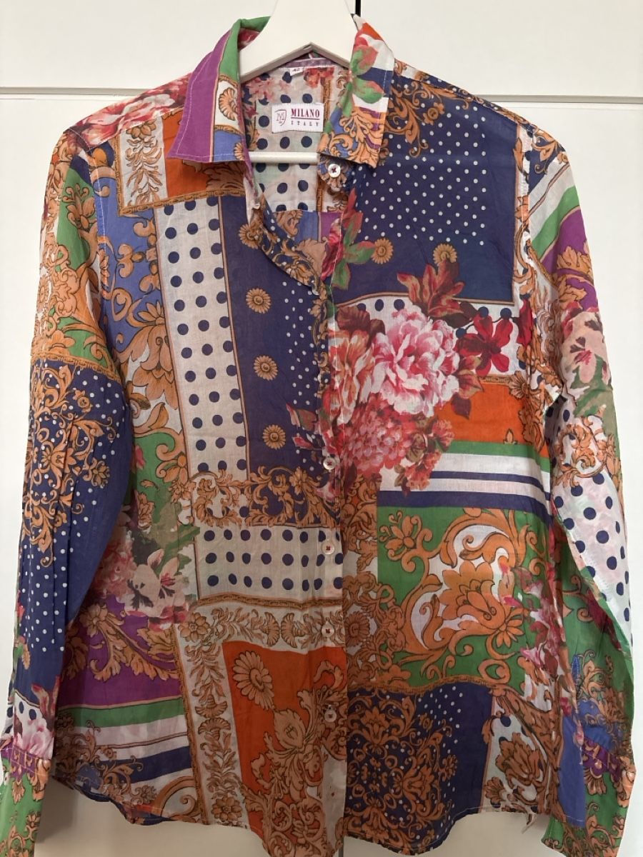 Blusen:  Milano Bluse  Italy Patchwork   – Gebraucht aus Nebikon von Draga25