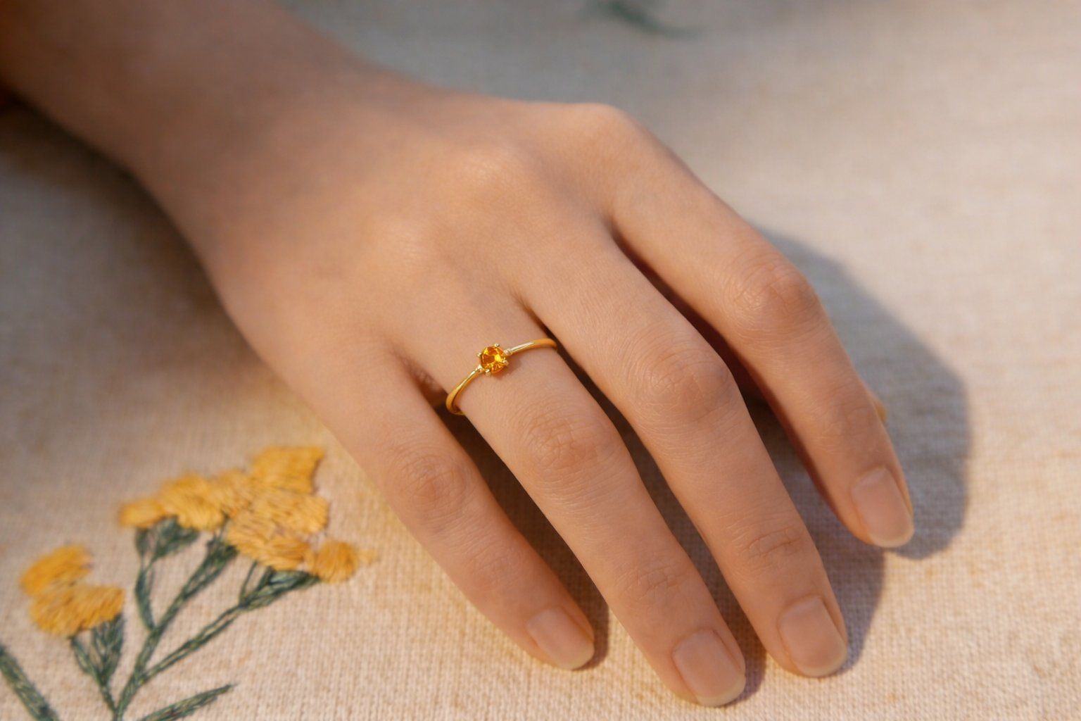 Anelli: NEW - S925 Citrine Ring (Adjustable) – Nuovo (secondo la descrizione) da Zürich venduto da cin_wcf6 6