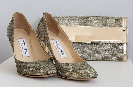Jimmy Choo Set - Pumps und Clutch