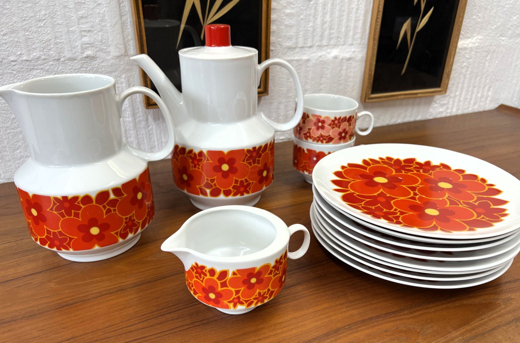 Winterling Set di piatti: Retro 70s Geschirrset - Winterling Marktleuthen – Usato da Walzenhausen venduto da stilvollwohnen