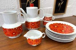 Retro 70s Geschirrset - Winterling Marktleuthen