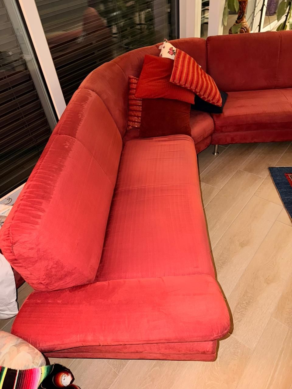 Sofas: Sofa Ecksofa Veloursleder  – D'occasion à Dozwil par mistersuko 7