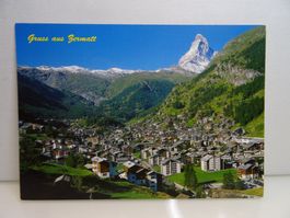 Postkarte Zermatt Matterhorn Grüsse aus Zermatt