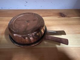 Fondue Brenner aus Kupfer