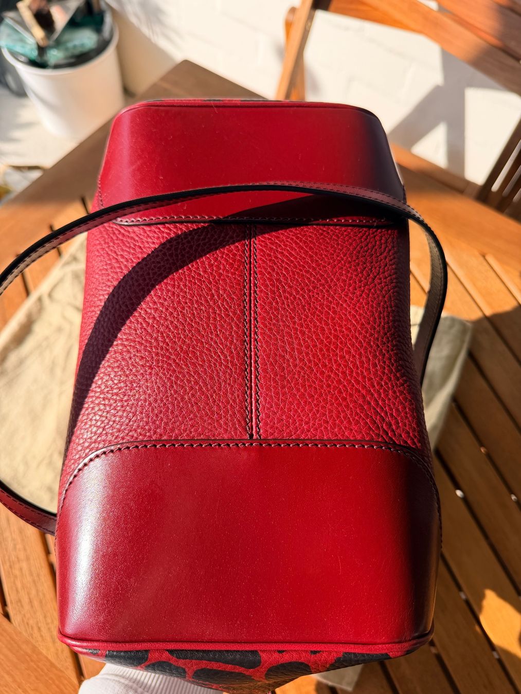 Burberry Borse da donna: Burberry Handtasche Leder in Rot – Nuovo (secondo la descrizione) da Brütten venduto da Rod816 4