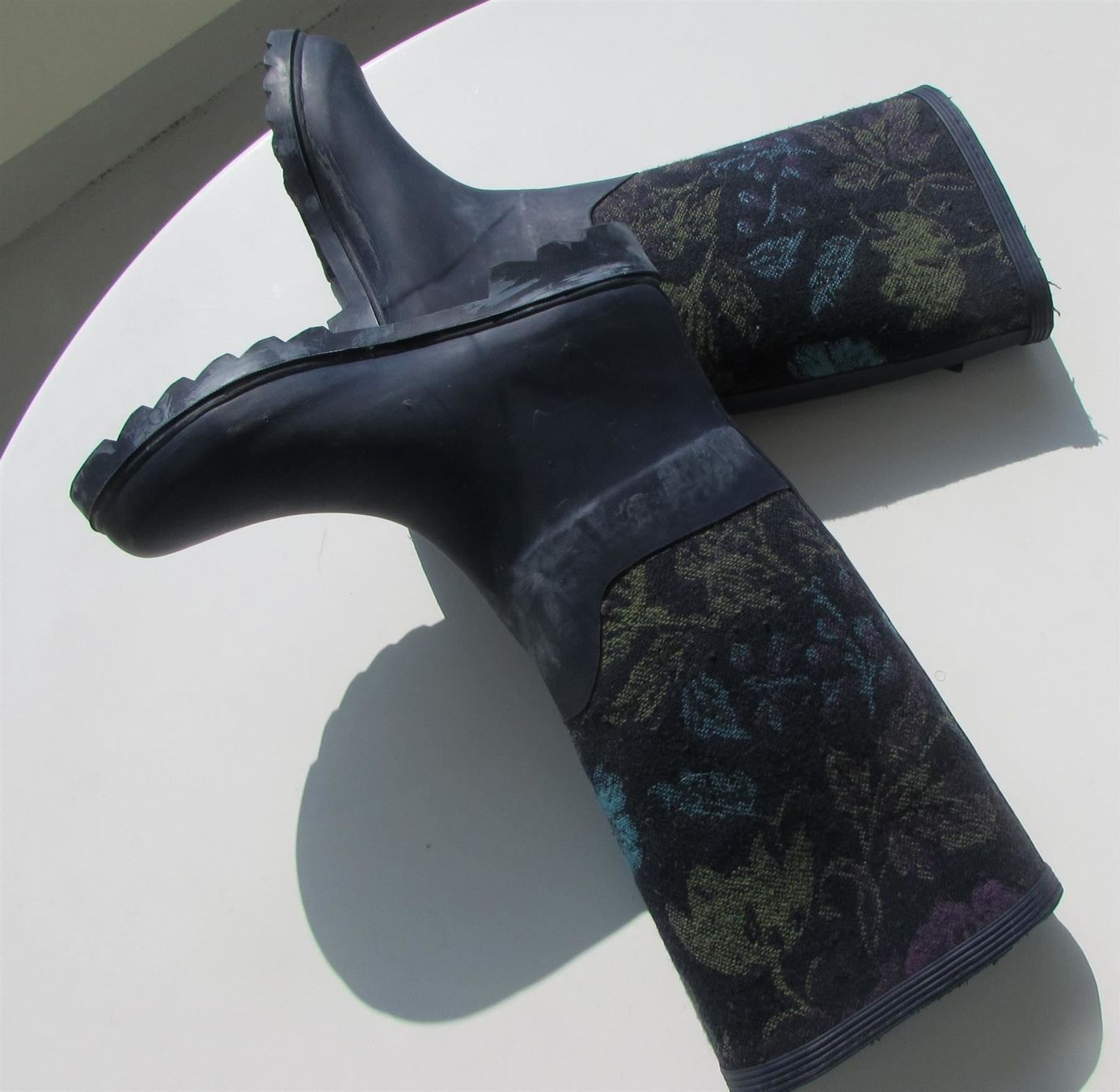 Scarpe da donna: Gartenstiefel mit Blumenmuster – Usato da Aadorf venduto da Olymp05 1