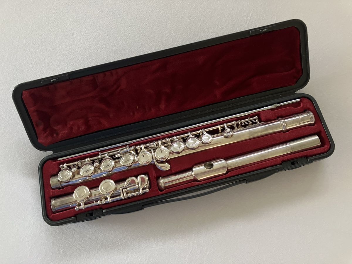 Yamaha Musikinstrumente: Querflöte silber YAHAMA 211 – Gebraucht aus Röschenz von RS4147