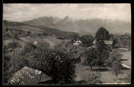 AK Unterlangenegg /Thun, Kreuzweg, Stockhornkette