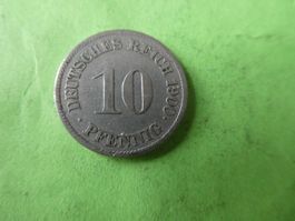 Dt. Reich 1900 J, 10 Pfennig