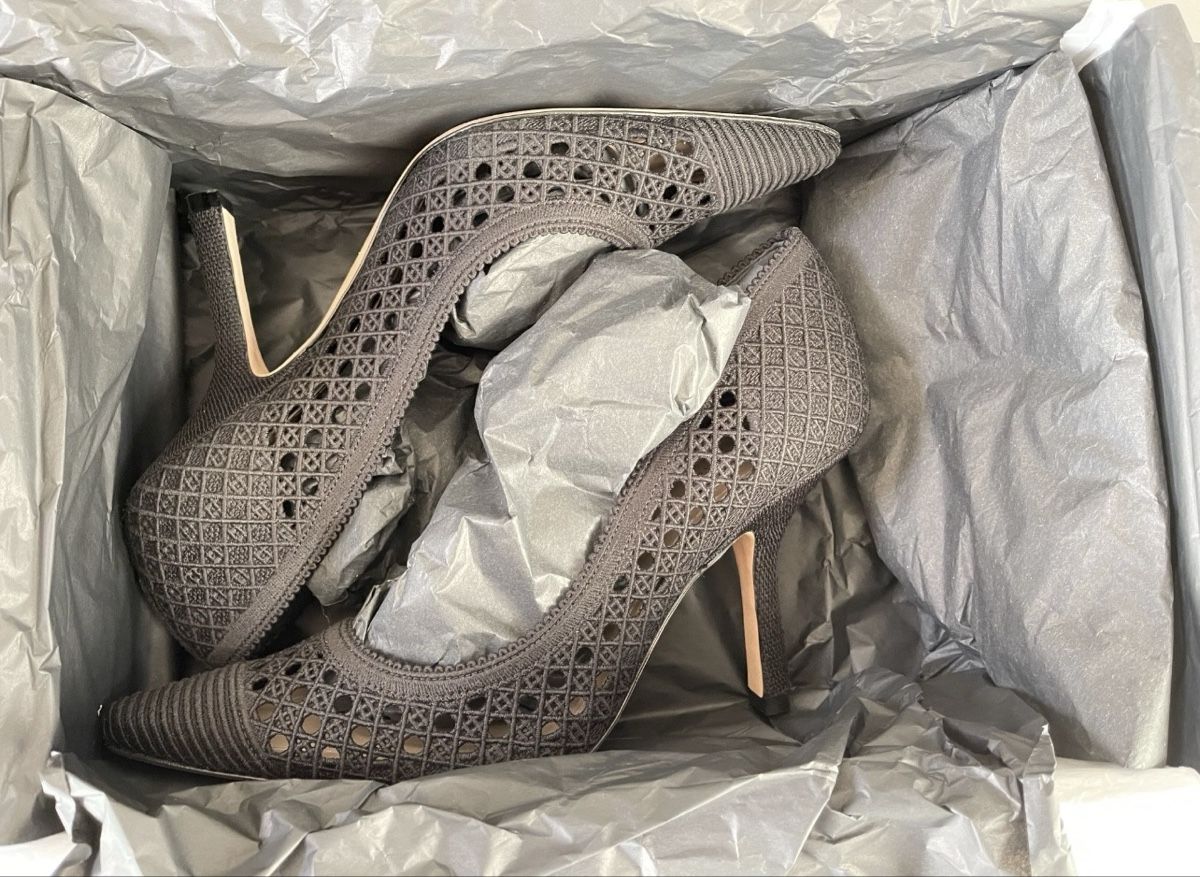 Dior Damenschuhe: Christian Dior pumps mesh black size 37.5 with box – Neu und originalverpackt aus Cham von sib_59dd 4