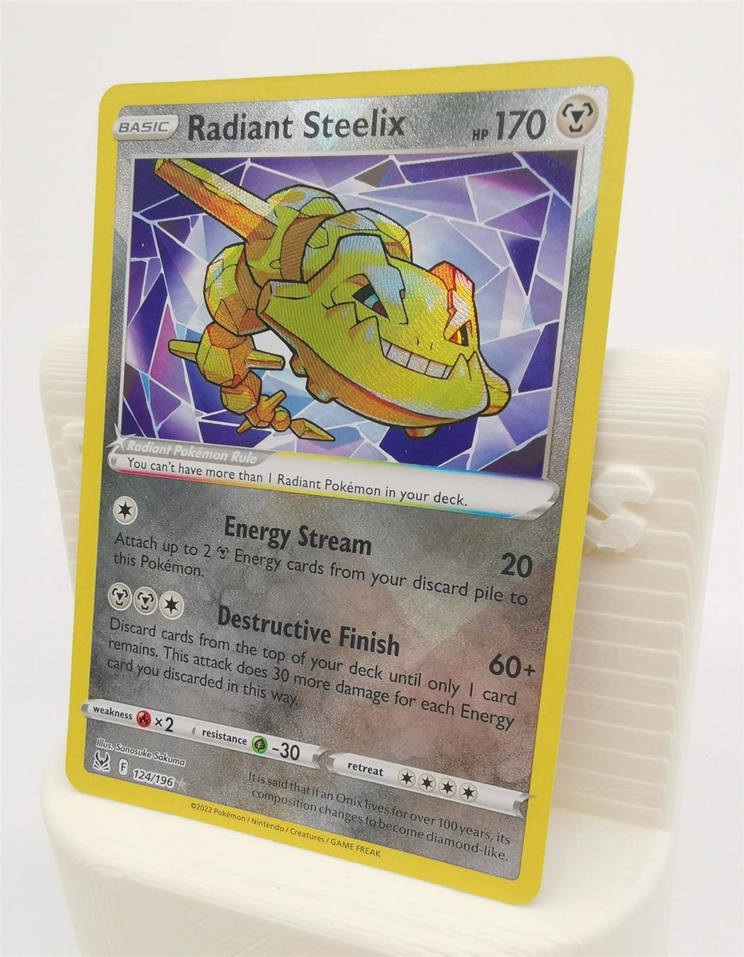 Sammelbilder & Trading cards: Radiant Steelix - Lost Origin 124/196 – Neu (gemäss Beschreibung) aus Niederglatt ZH von RetroBros 1