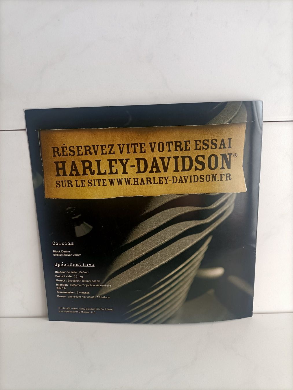Libri: Brochure Catalogue Harley-Davidson Iron 883 2009 – Usato da crans montana venduto da AB3963 2