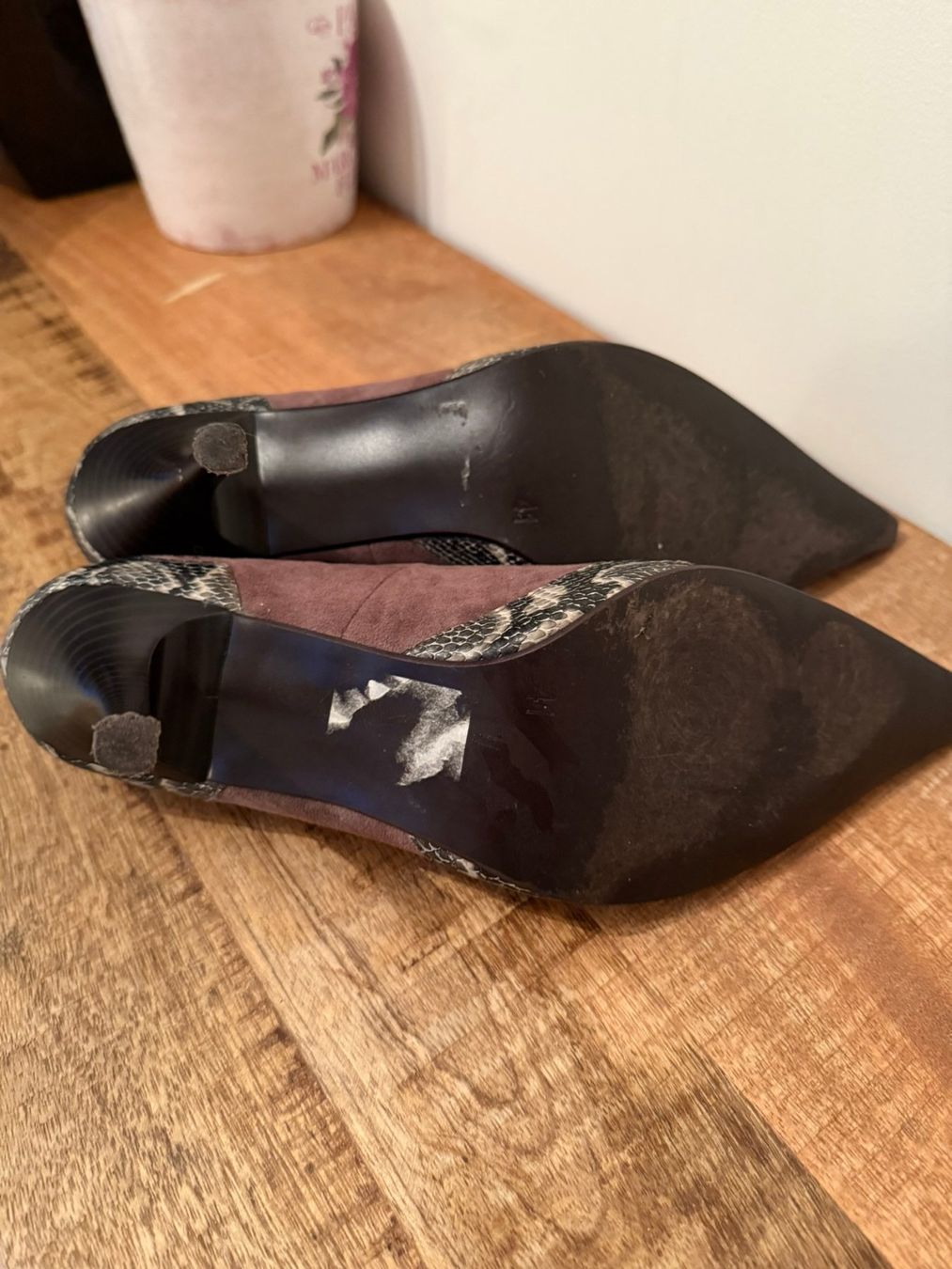 Scarpe da donna: Edle Wildleder Pumps mit Schlangenmuster, Grösse 41 – Usato da Uhwiesen venduto da mic_kd6g 6