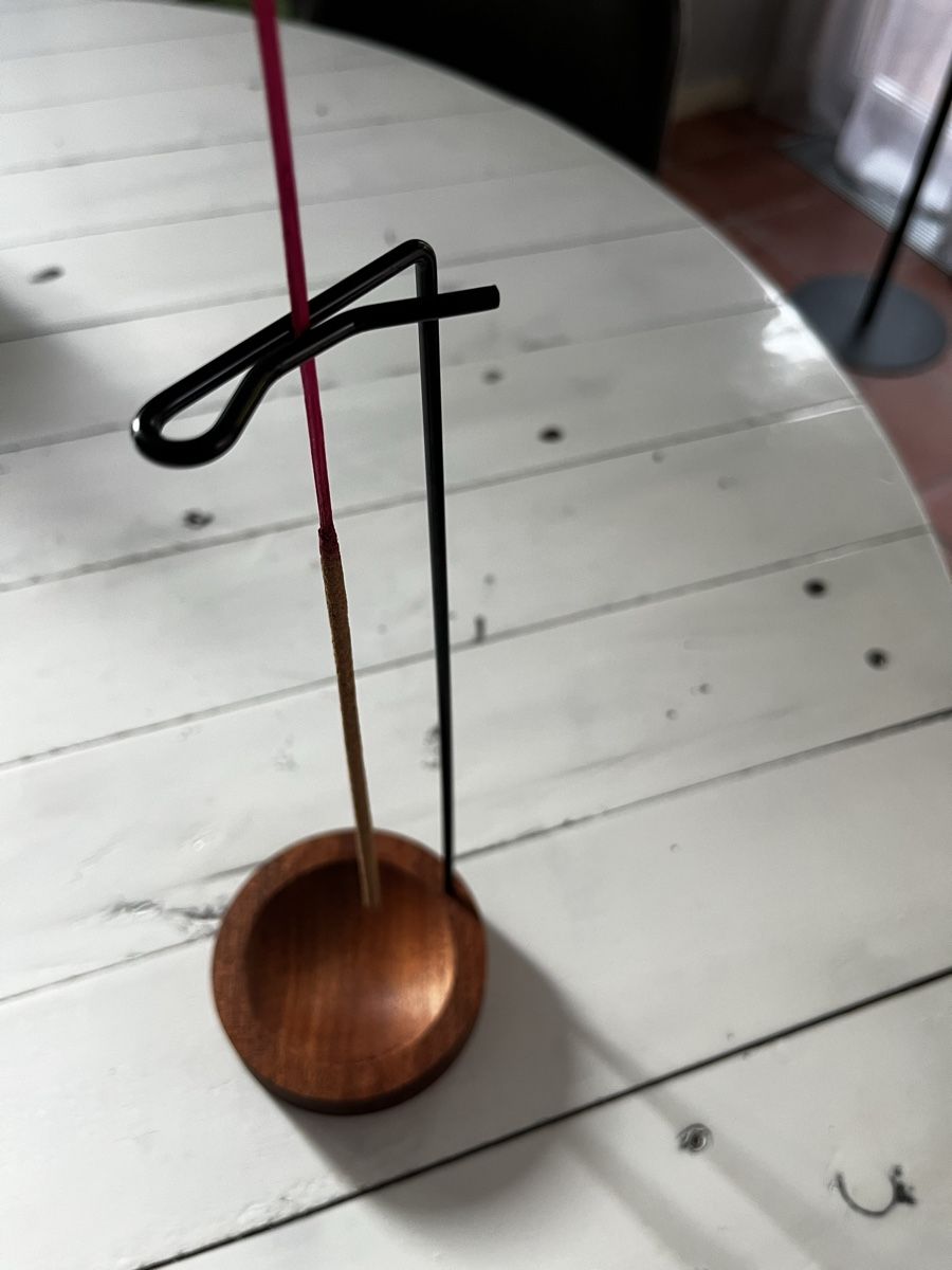 Portacandele: Räucherstäbchen-Halter modern – Nuovo e nell'imballaggio originale da Rüti ZH venduto da huzzelrock