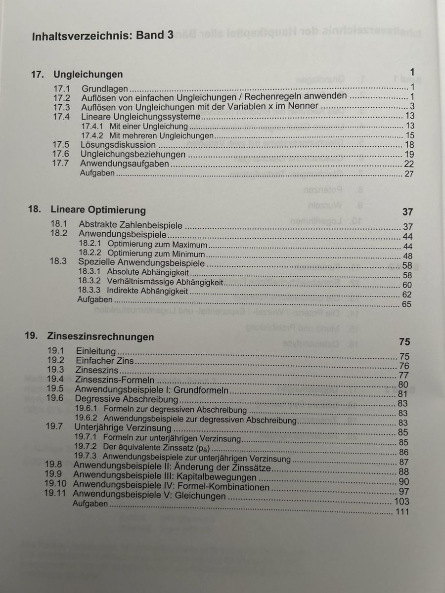 Libri: Mathematik in der Wirtschaftsschule Band 3 – Usato da Dietlikon venduto da ade_sk8v 2