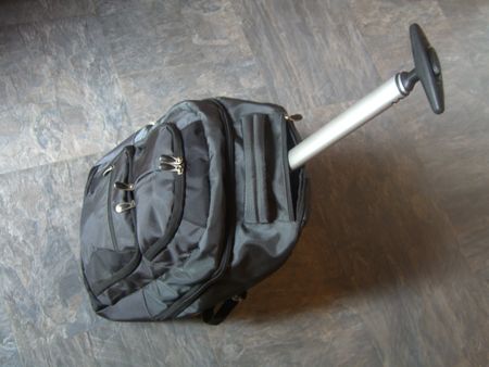 Rollrucksack, Laptop-Rucksack mit Rollen, Reiserucksack