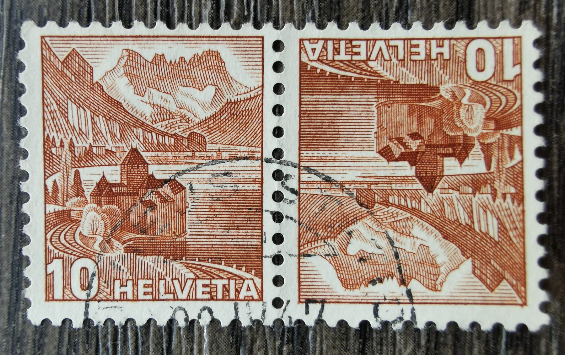 Tutti i francobolli: TR107 Timbre Suisse Oblitere 19xx – Usato da Cousset venduto da Patrick_Collections