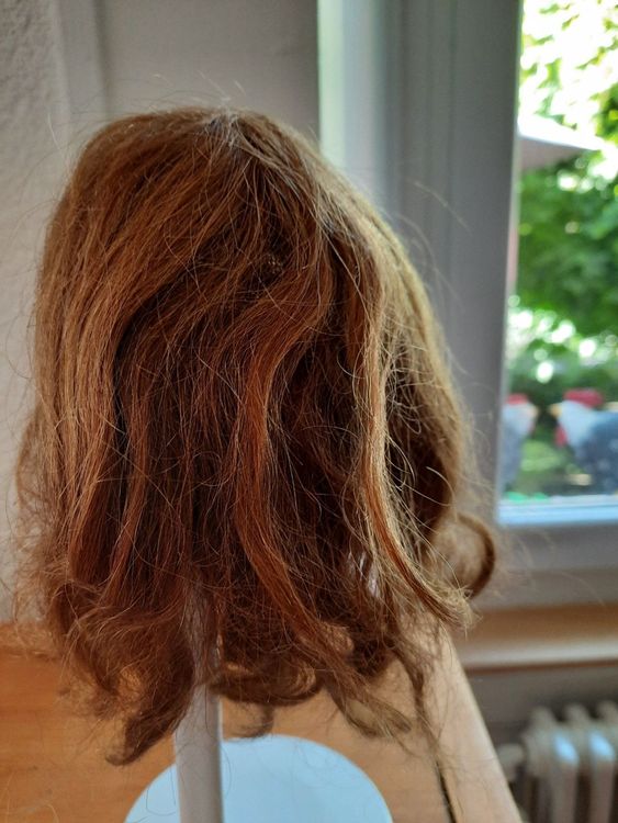 Perruques en cheveux naturels pour poupées anciennes