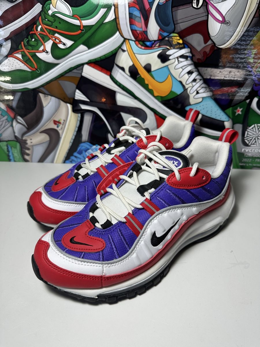 Nike Scarpe da donna: Nike Air Max 98 Red/Purple Gr.38 – Nuovo (secondo la descrizione) da Freidorf TG venduto da kickznlacez 1