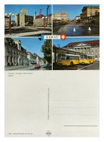 Aarau Bahnhof Bahnhofplatz Postauto Saurer 5DUK55 P 25532ff