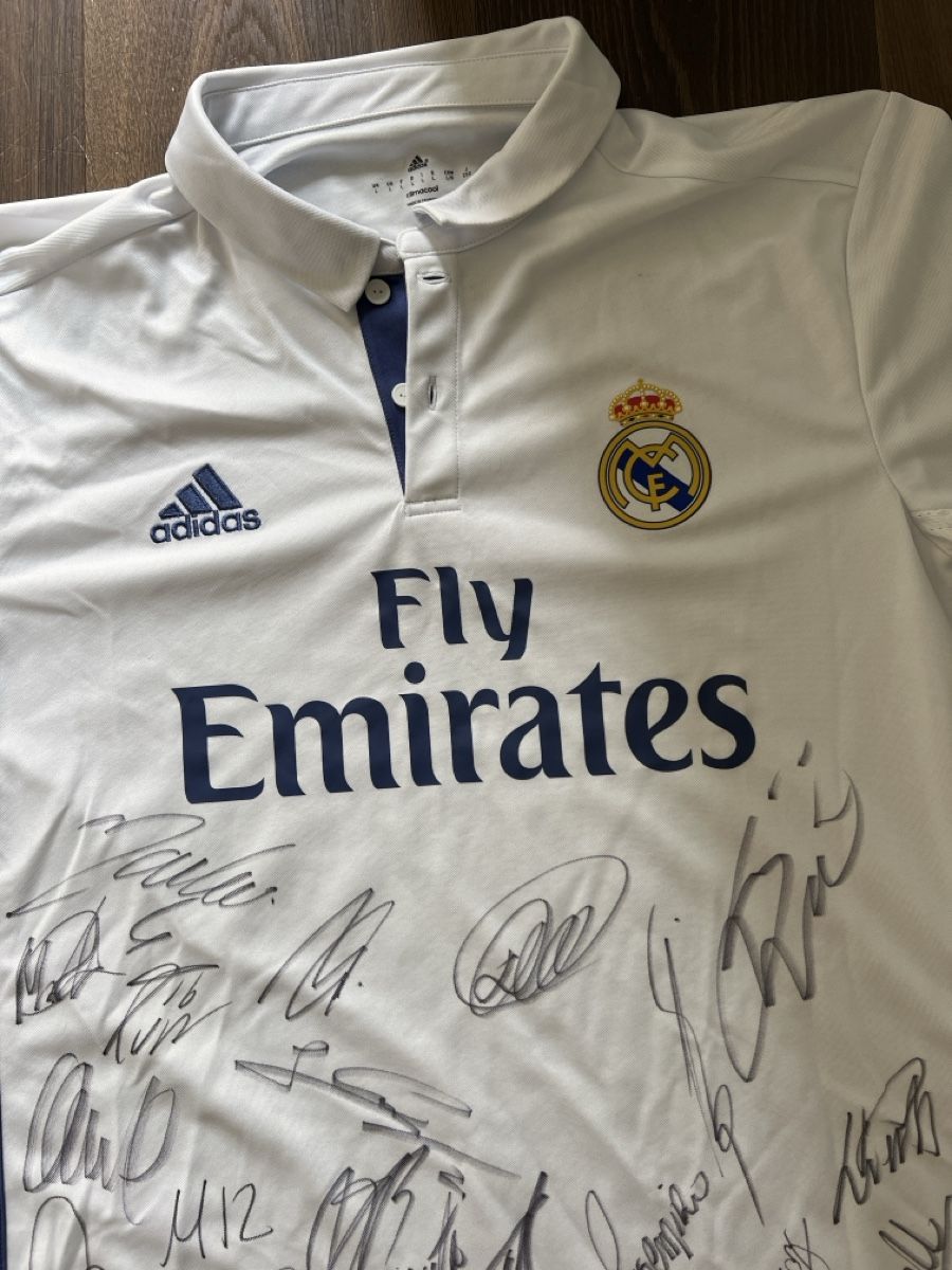Adidas T-Shirts: Real Madrid Jersey White Adidas Signed Autograph – Neu (gemäss Beschreibung) aus Luzern von TIsabel 3