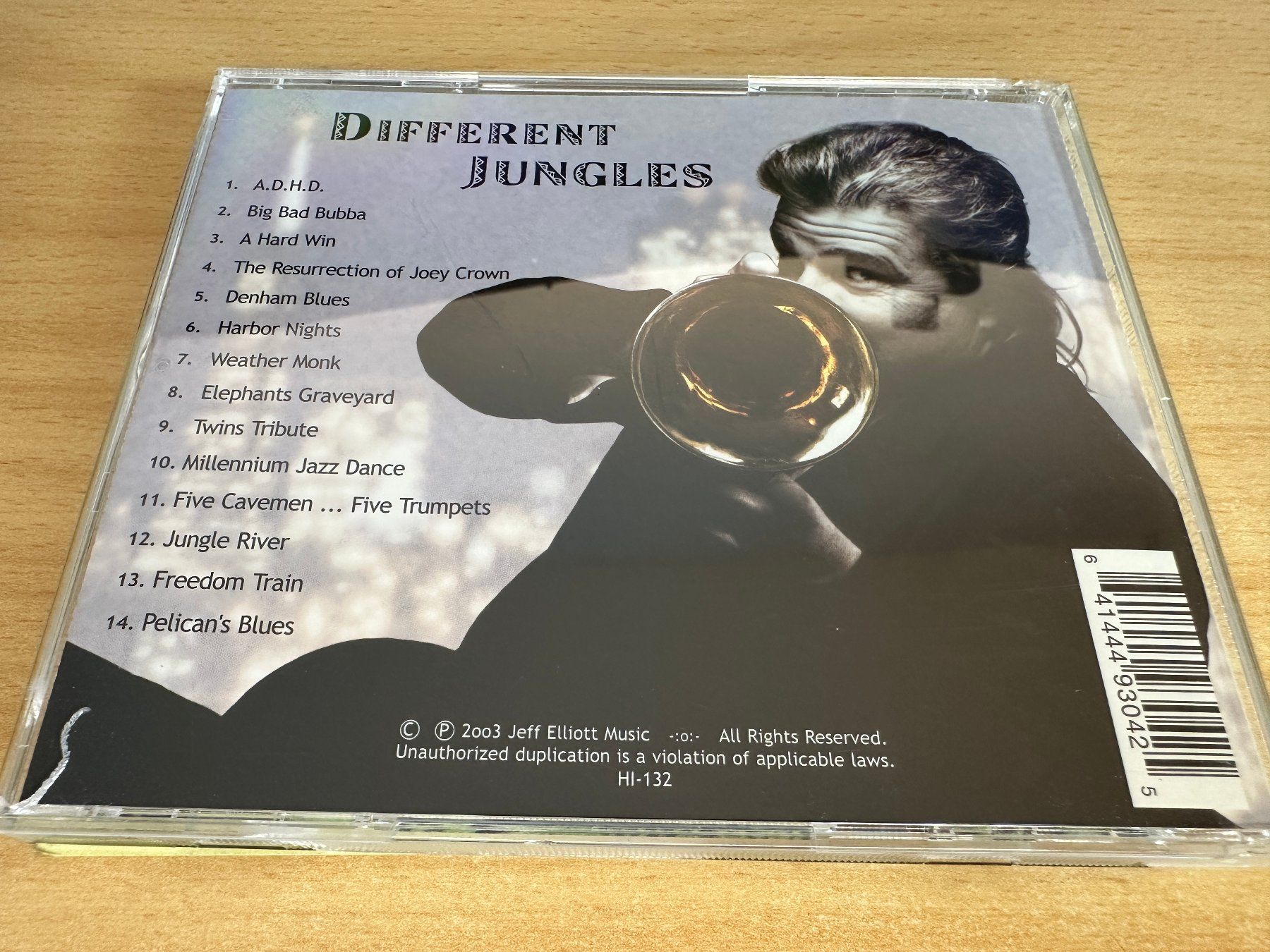 CD: Jeff Elliott - Different Jungles – Usato da Rikon im Tösstal venduto da Alpenmutz 1