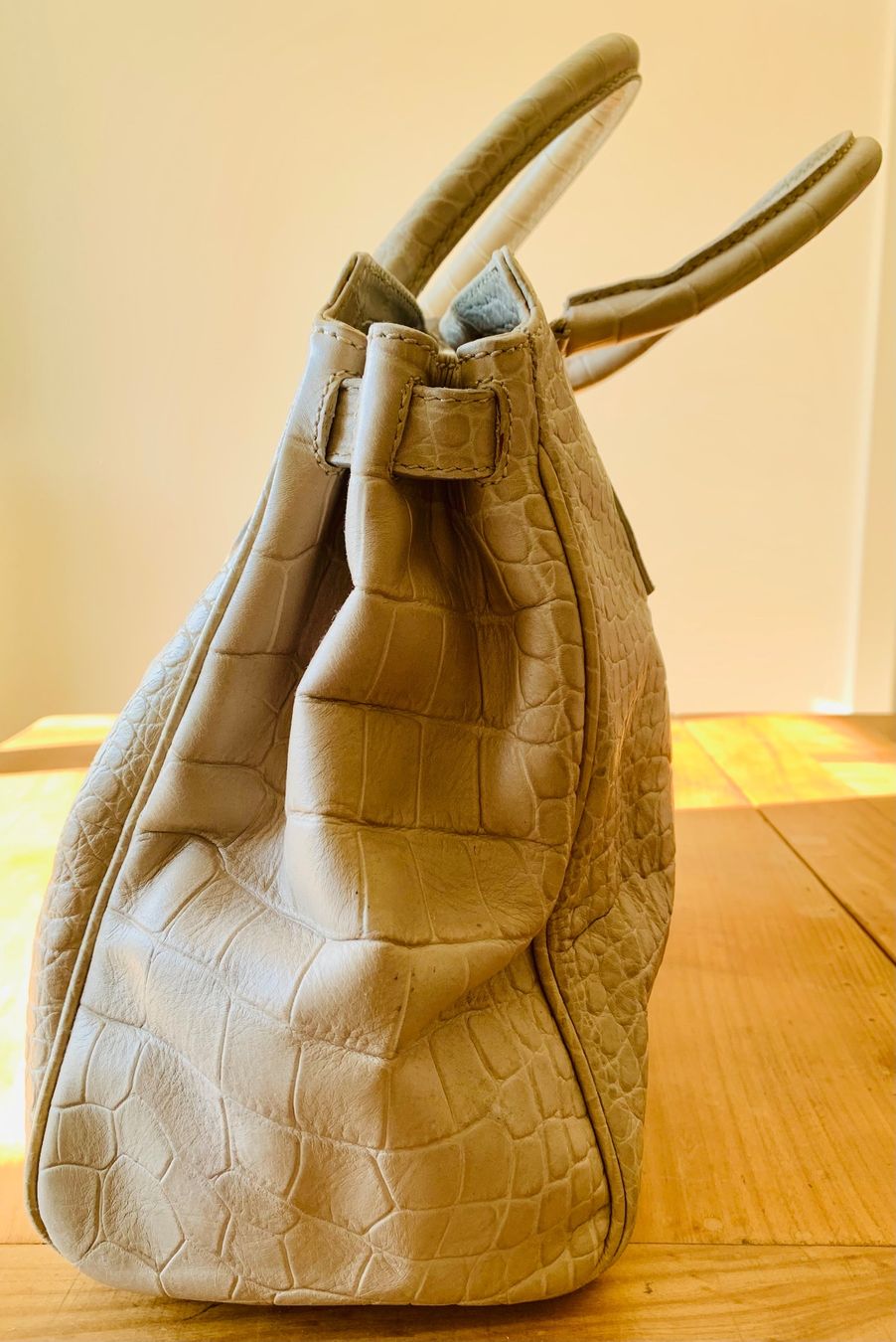 Navyboot Borse da donna: Navyboot Kurzgrifftasche in Alligator-Optik. Leder. – Usato da Zürich venduto da timaufdemmarkt 1