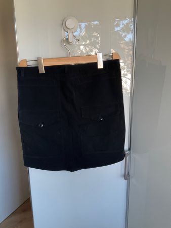 Marithé + François Girbaud Jupe Schwarz, Grösse M 38