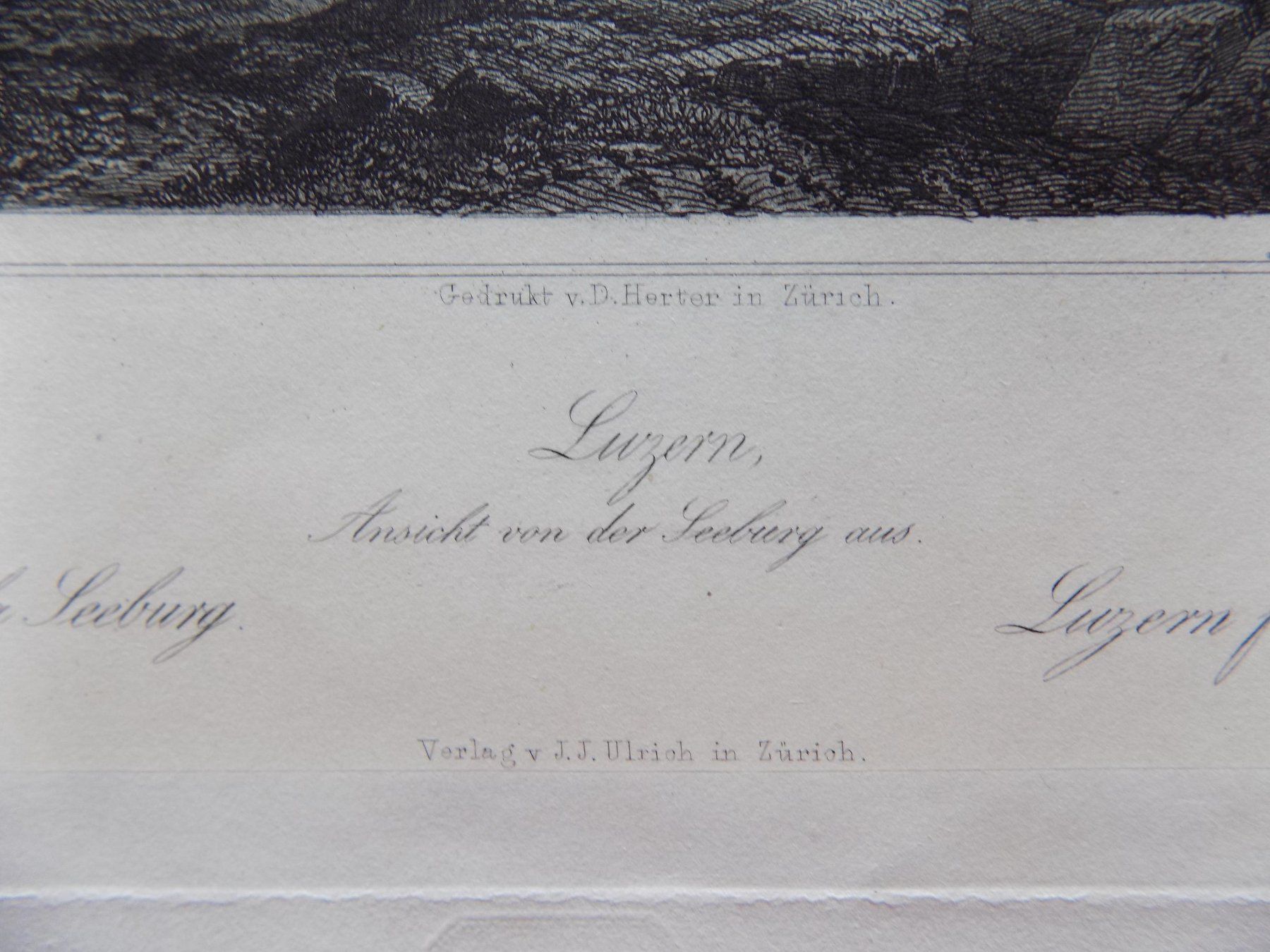 Stiche: Luzern Seeburg – Gebraucht aus Risch von Rischli15 2