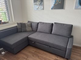 FRIHETEN Eckbettsofa mit Bettkasten
