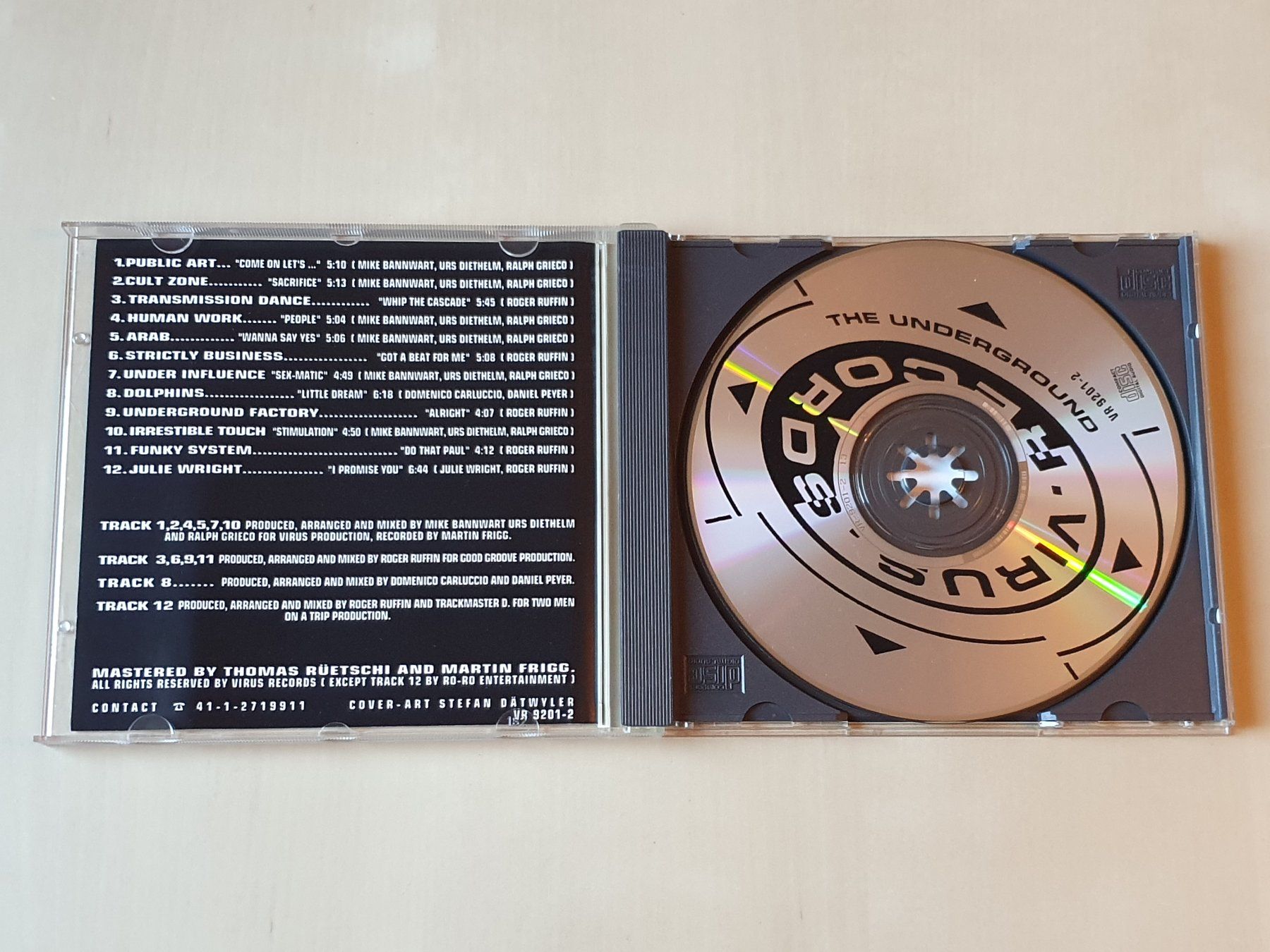 CD: The Underground Virus Records – Usato da Stansstad venduto da collectorsshop 2