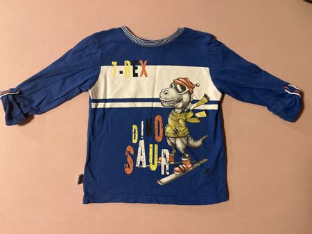 Dino-Shirt Gr. 92 Gee Jay Boys lässig cool blau T-Rex