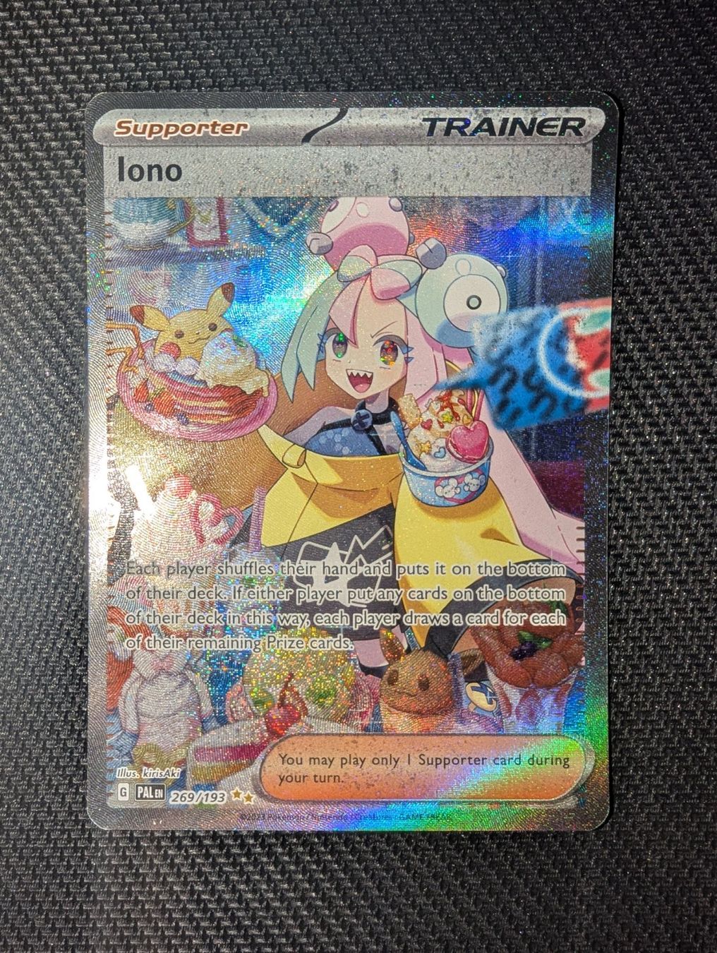 Pokémon Carte collezionabili: Iono 269/193 - Paldea Evolved (EN) – Nuovo (secondo la descrizione) da Schwyz venduto da Gojira666